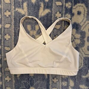 Lululemon White Sports Bra - New Size 14